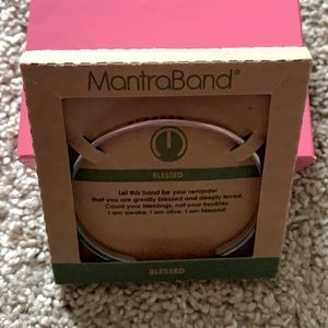 MantraBand silver bracelet “Blessed”